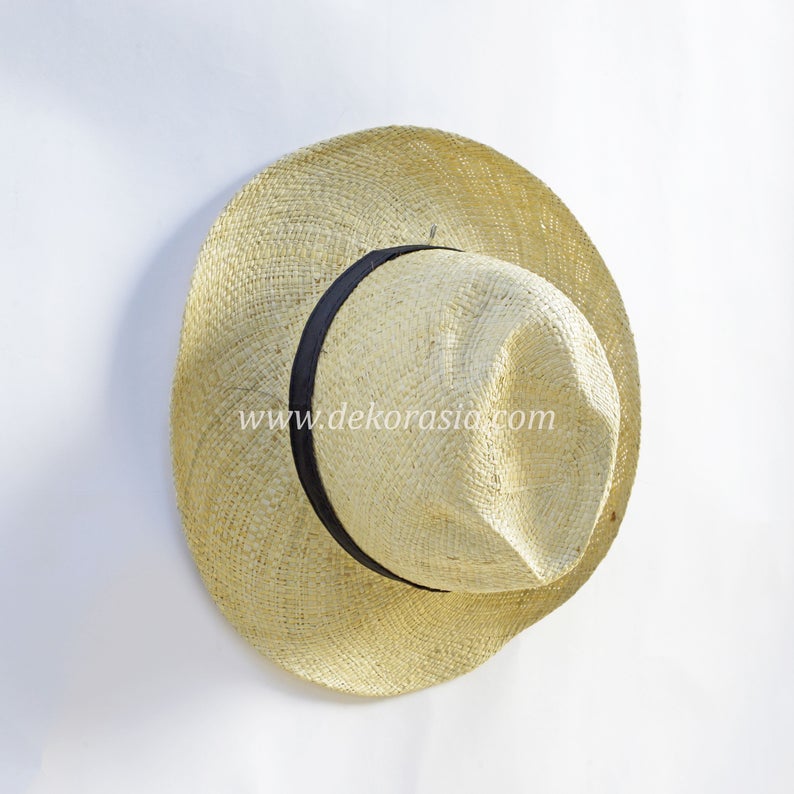 Panama Cowboy Hat Elegant Style With Simple Rope Beach Straw Hat | Woven Hat | Free Shipping